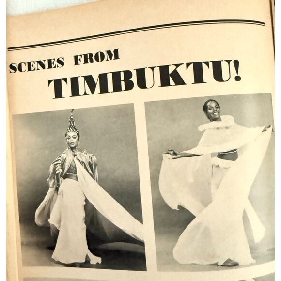 Vintage 1978 Timbuktu Playbill and Ticket Broadway Mark Hellinger Theatre Kitt - Picture 9 of 11